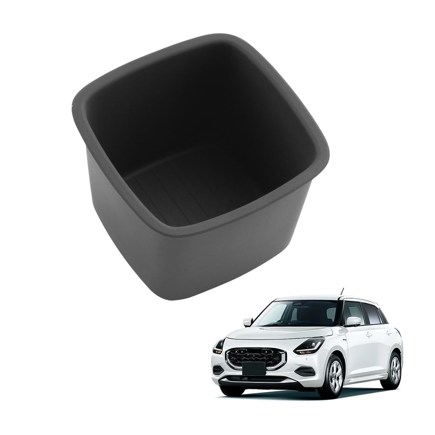 

HUAHAO Rear Console Box for Suzuki Sport Car Storage Small Item Scratch and Stain Swift Custom Easy to Clean and Swift Sport Console Car Supplies