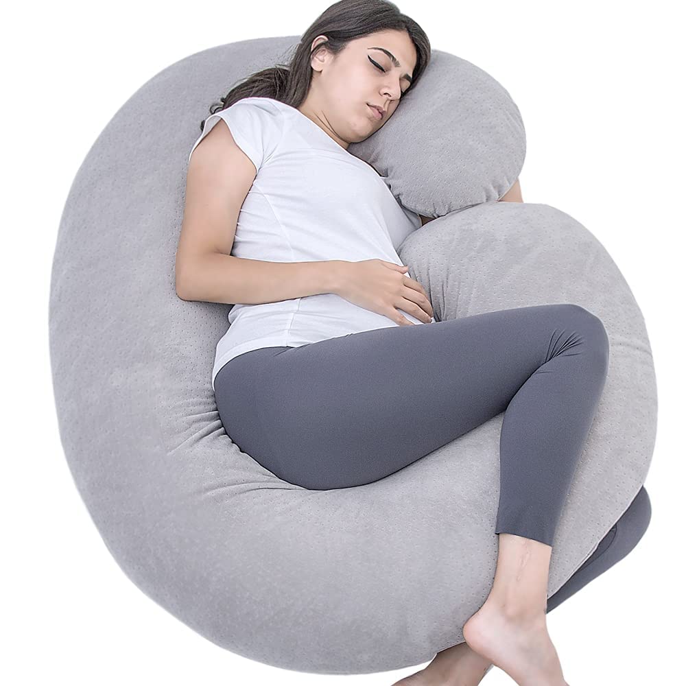 

Популярная подушка для тела для беременных, подушка для беременных с мягкой и обволакивающей поддержкой для сна на боку, подарок для беременных со съемным чехлом, C-образная, для женщин,