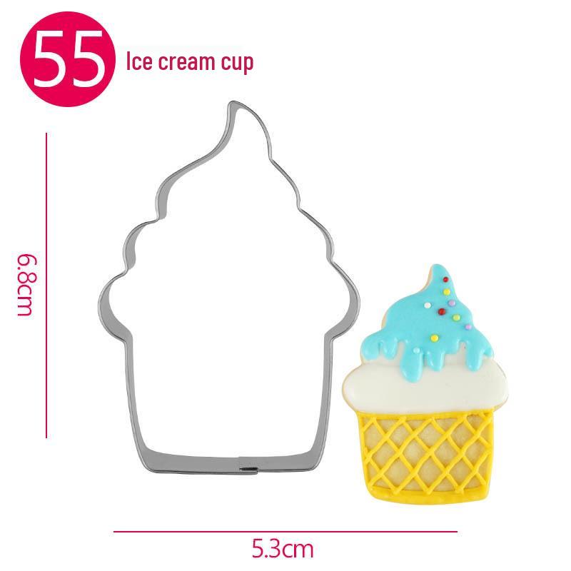 Baby Pacifier & Bottle Cookie Cutter Mold - Biscuit Dough Press and Baking Tool
