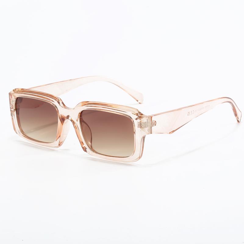 New Square Gradient Sun Glasses Personalized Retro Street Po Sunglasses Male Driving Sun Protection Eyeglasses Female