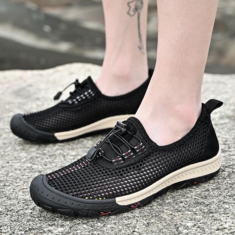 Summer Men Breather Mesh Casual Shoes Men Loafers Outdoor Walking Shoes Moccasins Man Shoes