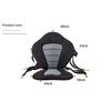 Convenient Back Seat Kayak Paddle Board Back Seat Adjustable Seat Quick-drying EVA Material Comfortable and Durable Zinc
