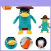 9.8in Perry das Schnabeltier Plüschpuppe Weiches Stofftier Spielzeug Kinder Weihnachtsgeschenk