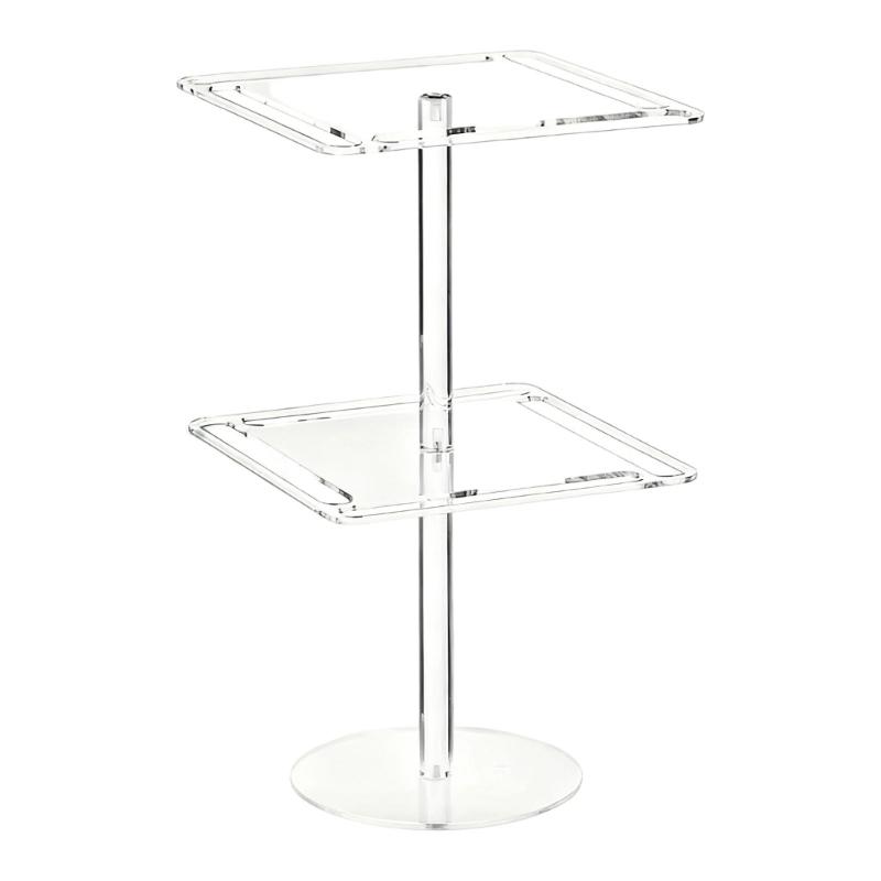Acrylic Sunglasses Display Stand 360 Degree Rotation Quiet Bearings Weighted Base For Stability Prevents Tipping