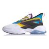 Li Ning Transcend Slip Resistant Abrasion Resistant Low top Running Shoes Men's White Blue AGLQ029-3
