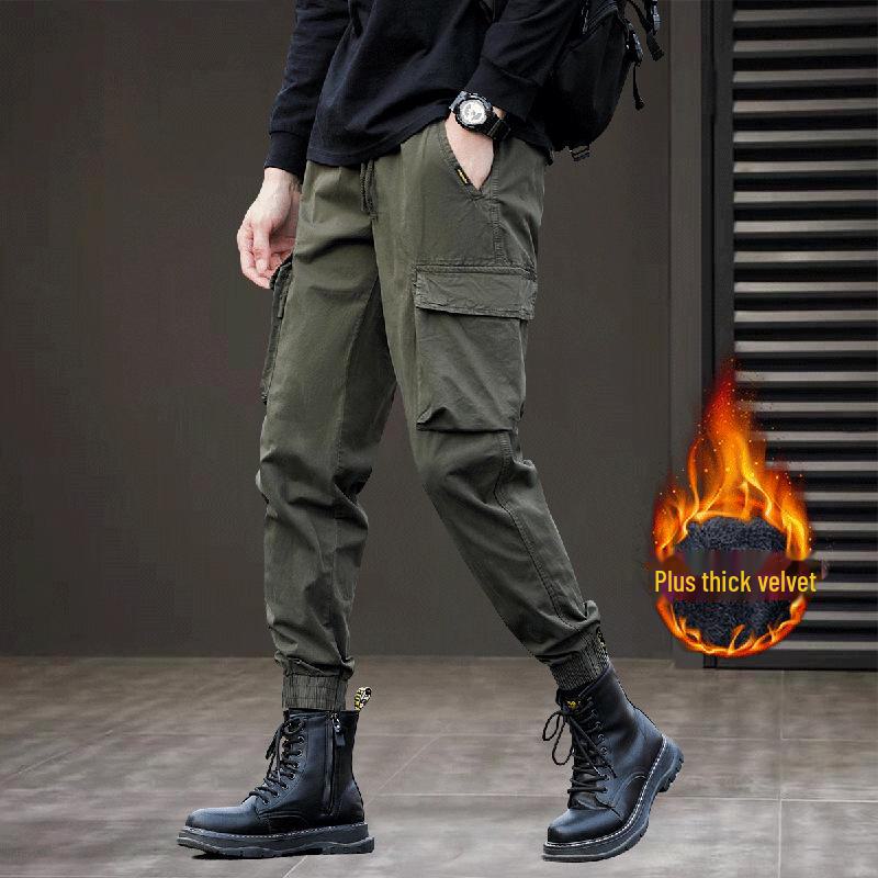 Men's Autumn British-Style Tactical Military Casual Overalls