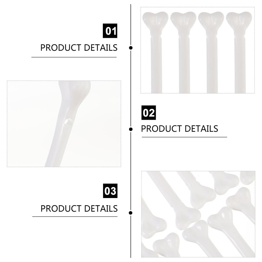 36pcs Small Bone Decorations Halloween Plastic Props Bone nament Party Haunted House Accessories DIY Decoration