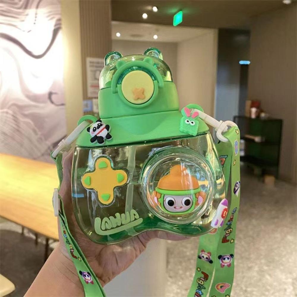 

Пластикова чашка Sippy. Мультяшна спортивна пляшка. Простота. Студентська чашка для води. Спорт на свіжому повітрі рожевий