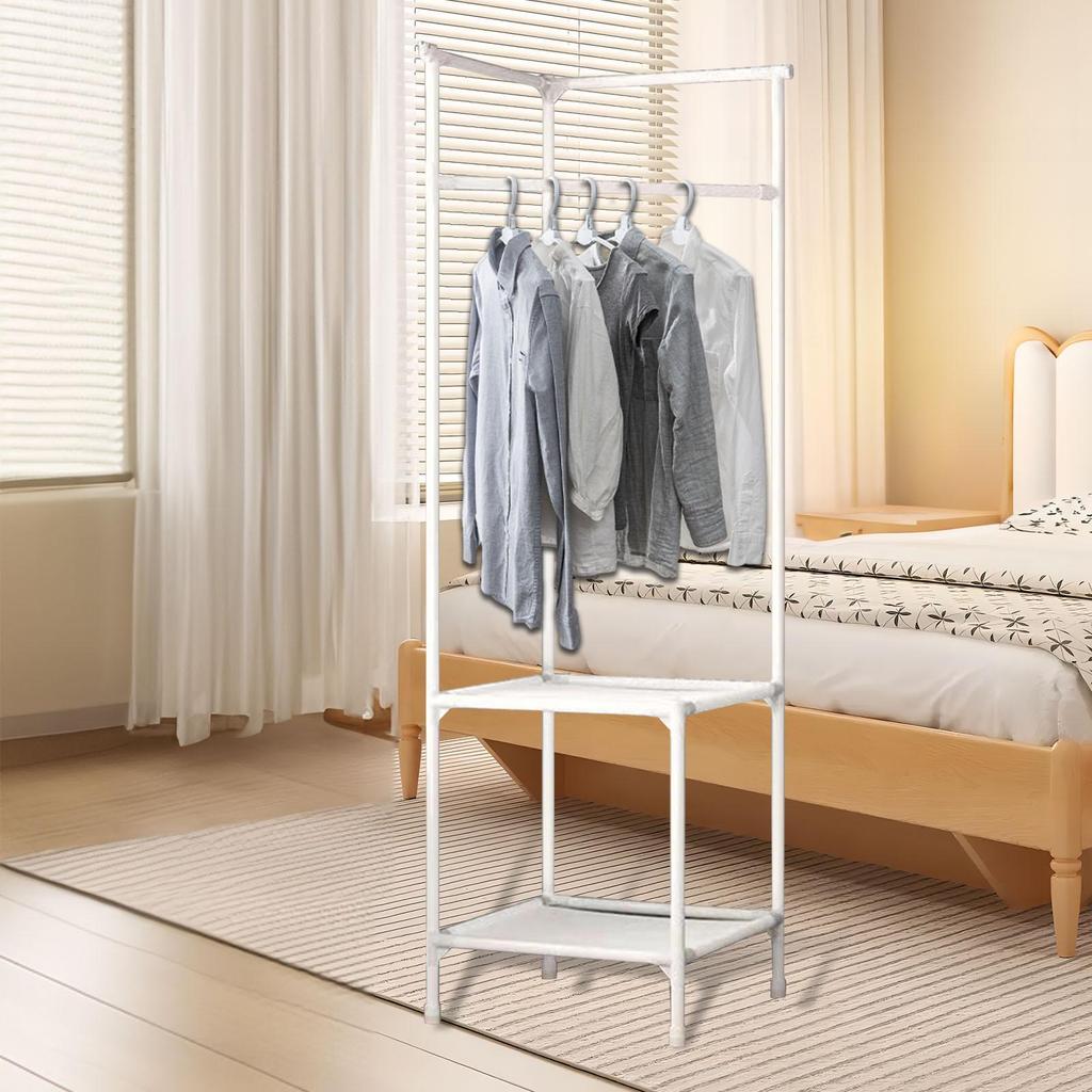 Věšák na kabáty Šatní skříň Předsíň Svetry Bundy Odolný Domácí Multifunkční Podlahový Ložnice Věšák Rohový Úložný Organizér