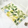 Anti Slip Floor Mat New Leaf Pattern Soft Bathroom Mat Quality Home Decor Absorbent Bedroom Hallway Toilet Rug Bath Mat