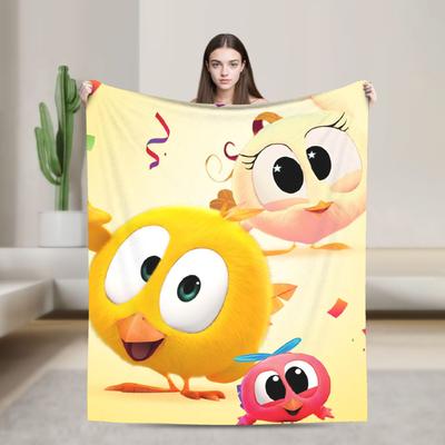 Wo ist Chicky Decken Weich Warm Neuheit Plüsch Überwurfdecke für Sofa Bett Flugzeug Reise Flanell Tagesdecke Bettbezug