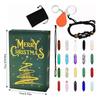 Countdown Calendar Crystal Kit Healing Stones Kit with Crystal Necklace Holder Gifts for Women Kids Girls Boys Collection