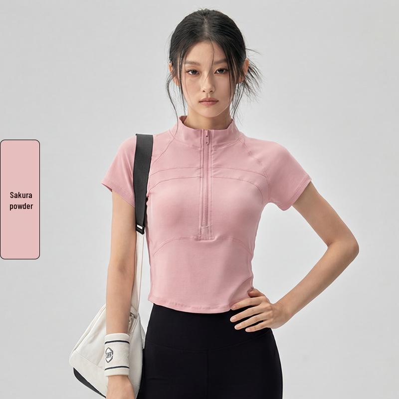 Women s 2026 Quick-Dry Short Sleeve Yoga & Pilates T-Shirt