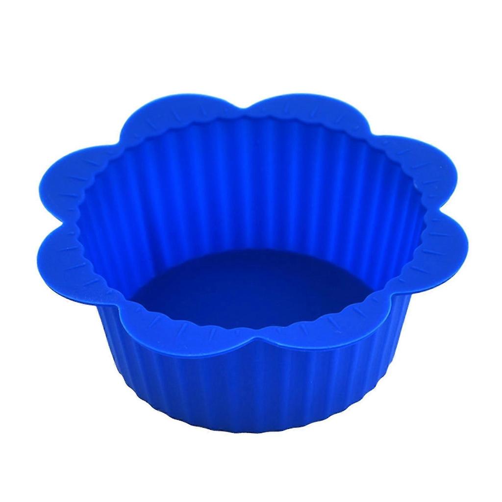 Limei 6 Pack Silicone Cupcake Liners Reusable Baking Cups Nonstick Easy Clean Pastry Muffin Molds 25-26