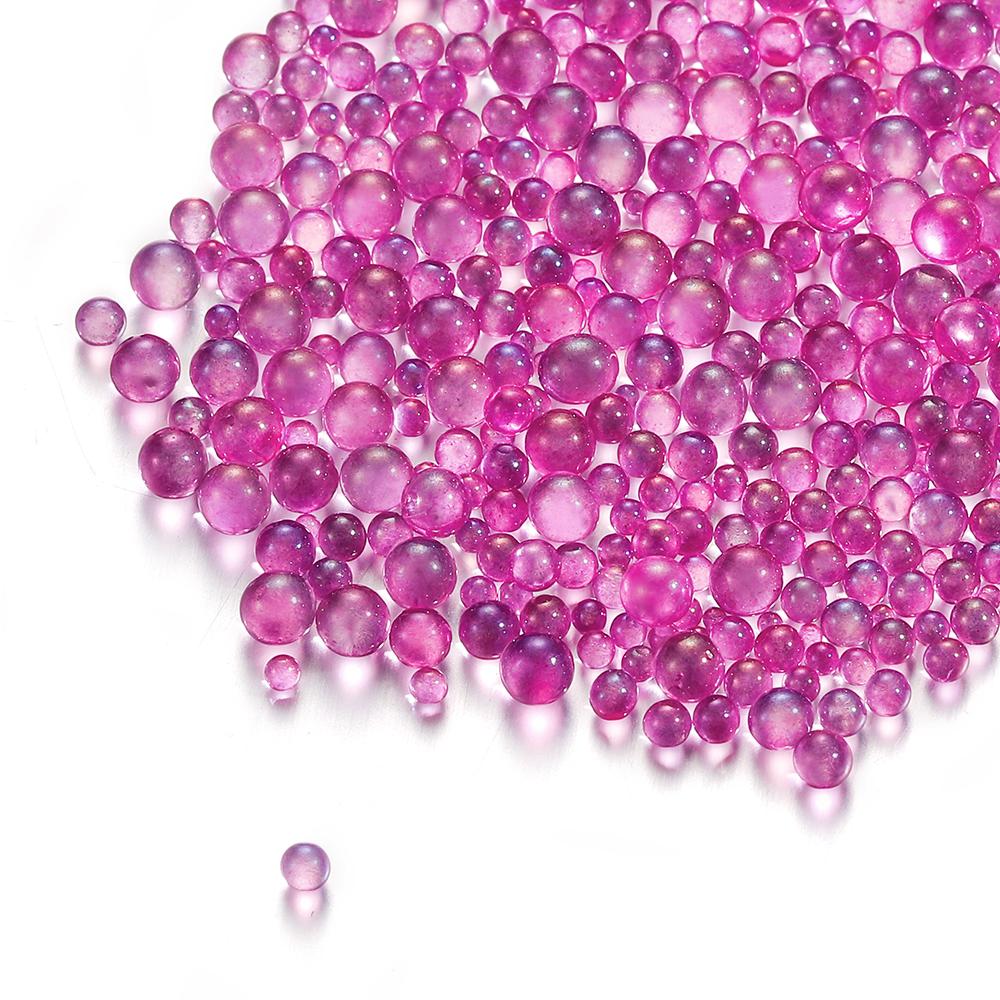 100g/Lot Colorful Mix Water Bubble Bead Mix Kawaii Epoxy Resin Fillings Mini Beads for DIY UV Epoxy Crafts Resin Art Supplies