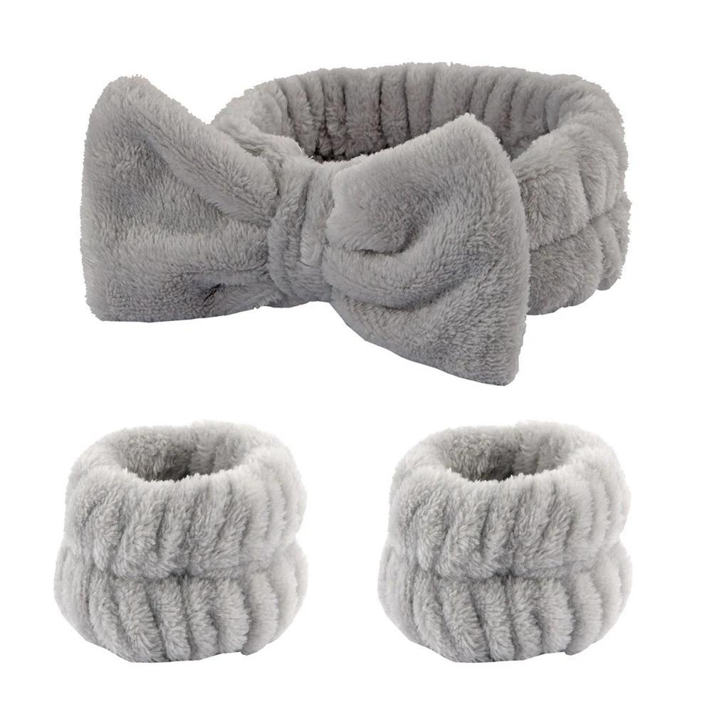 Wrist Washing Belt Soft Microfiber Towel Wristbands For Washing Face Water Absorption Washing Prevent Wetness Wrist Washband