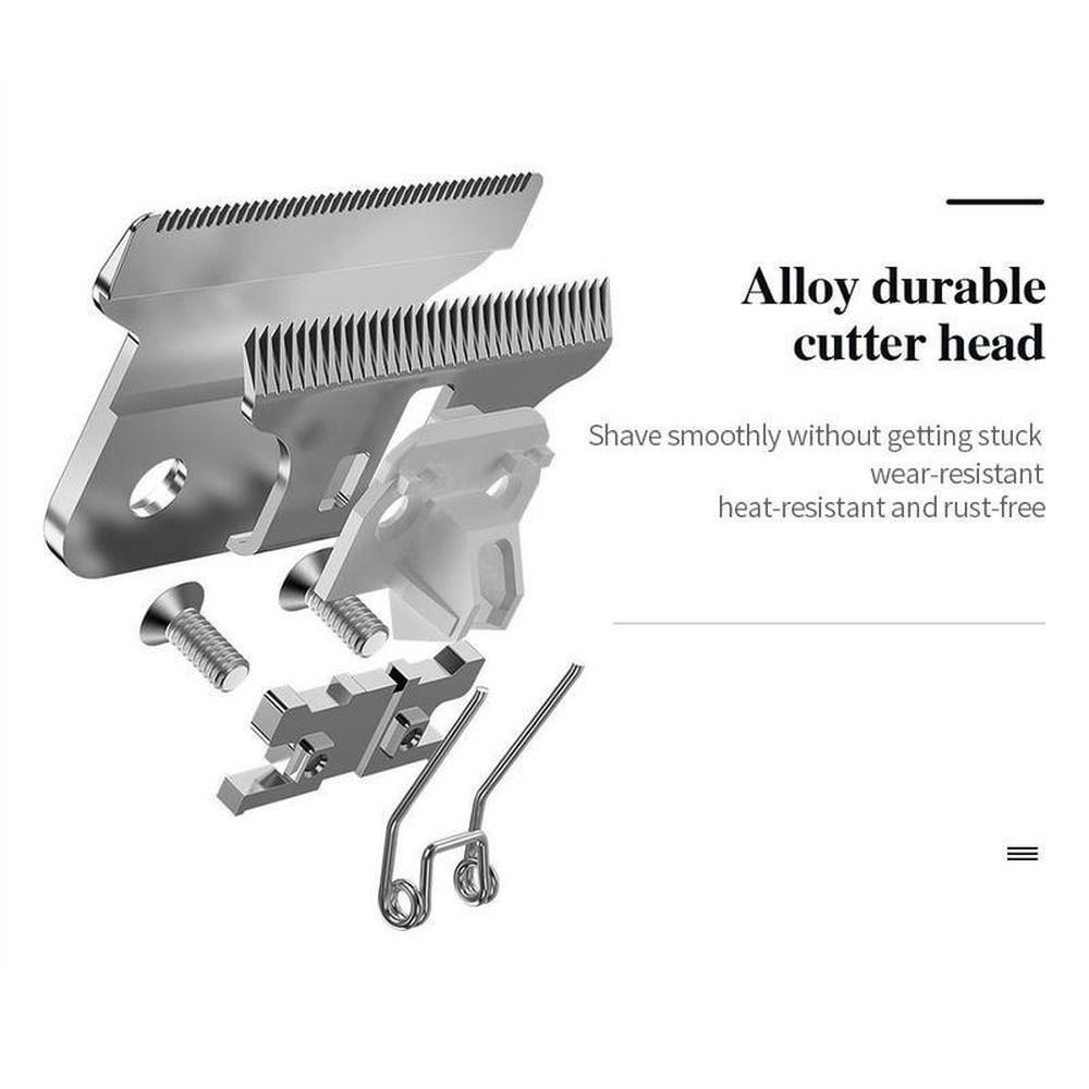 Trymer ze stali nierdzewnej/abs dla mężczyzn maszynka do strzyżenia włosów maszyna do ścinania włosów profesjonalny trymer do łysiny broda elektryczna maszynka do golenia USB Barbershop