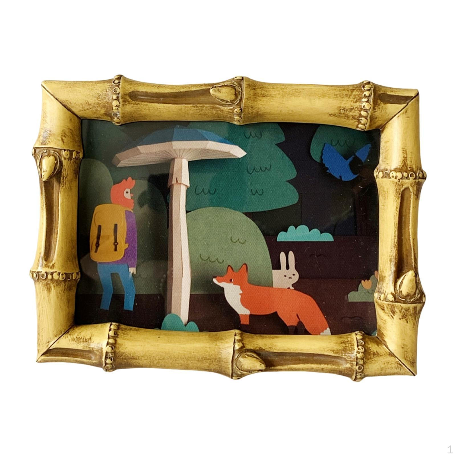 

Мультяшный держатель для фоторамки для настенного и настольного дисплея, идеальный офис для гостиной 7inch