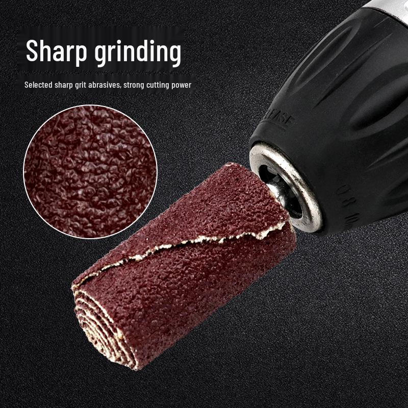 Cylindrical Sandpaper Grinding Stick (3mm/6mm Shank) for Wood and Metal Polishing