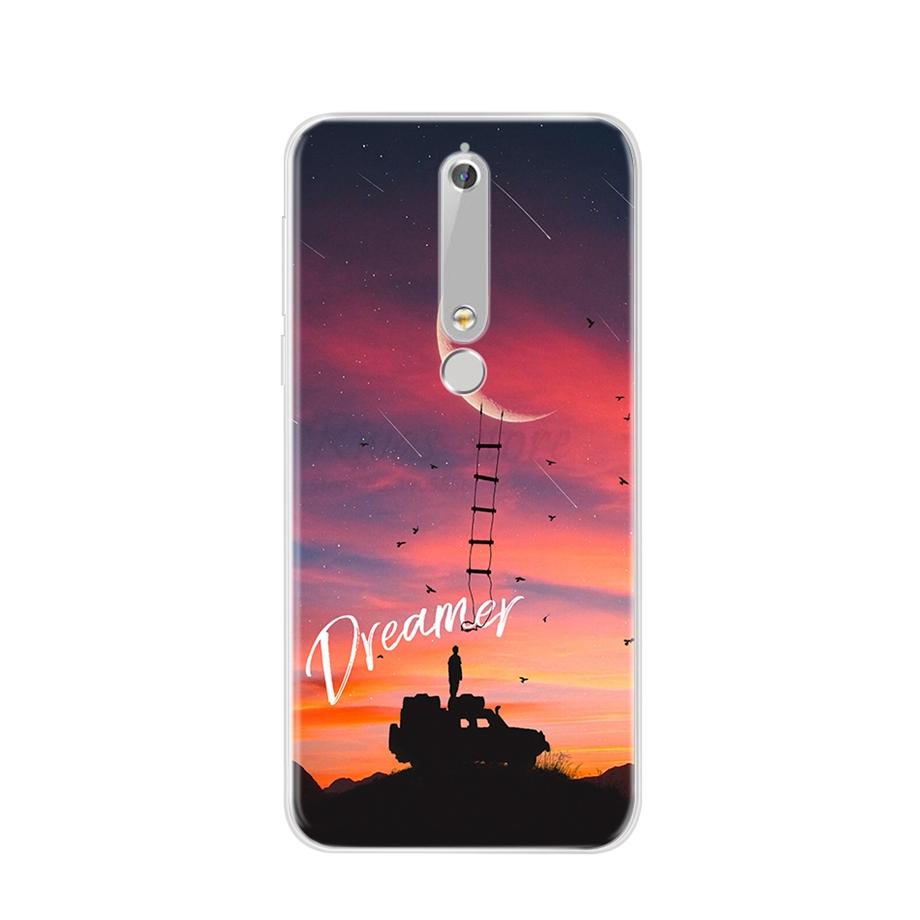 For Nokia 6.1 Nokia6.1 Phone Case Soft TPU Silicone Case For Nokia 6.1 2018 / For Nokia 6 2018 TA-1068 TA-1043 Case Back Cover