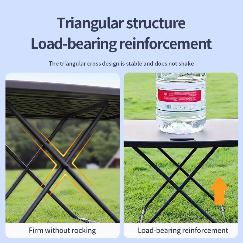 For Tesla Model Y/Juniper Travel Folding Camping Picnic Table Fits Rear Trunk Portable Folding Boot Table with Chairs Set