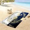 Spurs logo Print Beach Towel, Large Soft Quick Dry Towel for Beach Camping Swimming