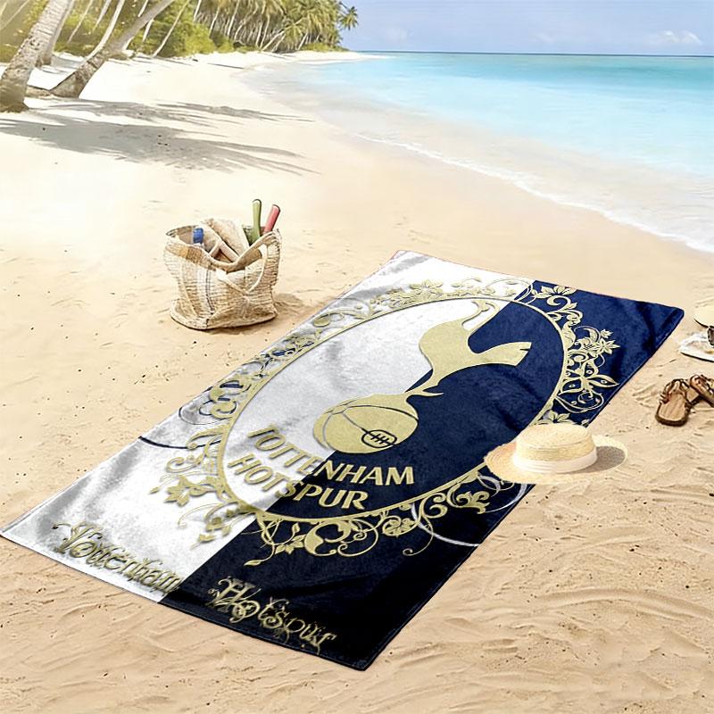 Spurs logo Print Beach Towel, Large Soft Quick Dry Towel for Beach Camping Swimming