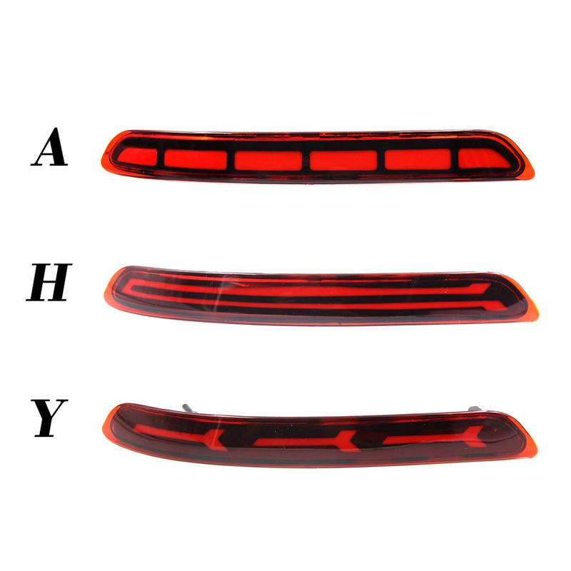 For TOYOTA INNOVA CRYSTA 2016-2022 Rear Bumper Light Left Right Tail Brake Stop Lamp DRL Reflector Lights Assembly