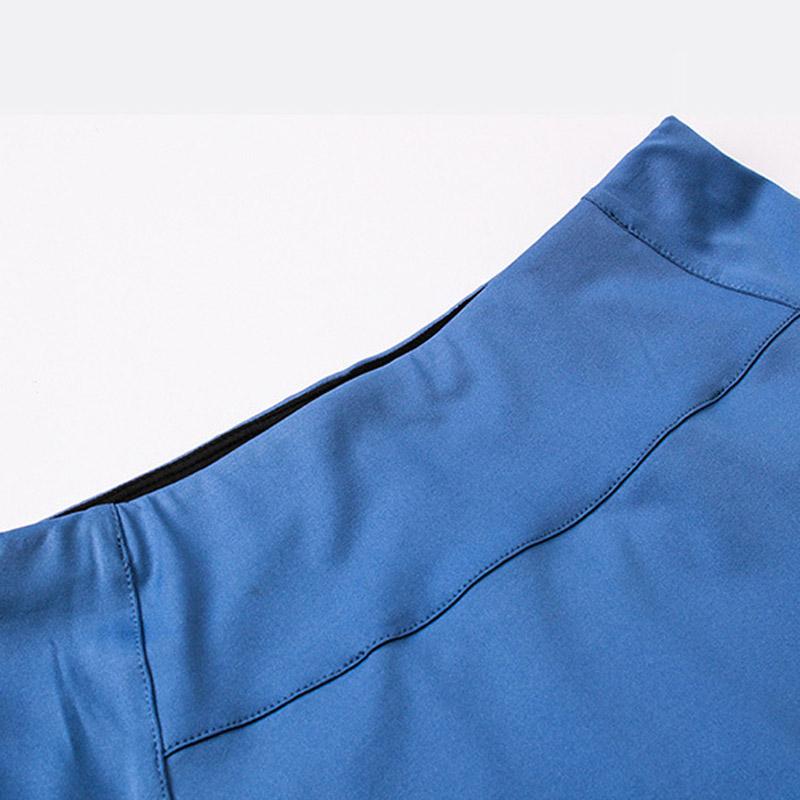 Women Running Skirt High Waist Double Layer Fitness Quick Dry Short Skirt