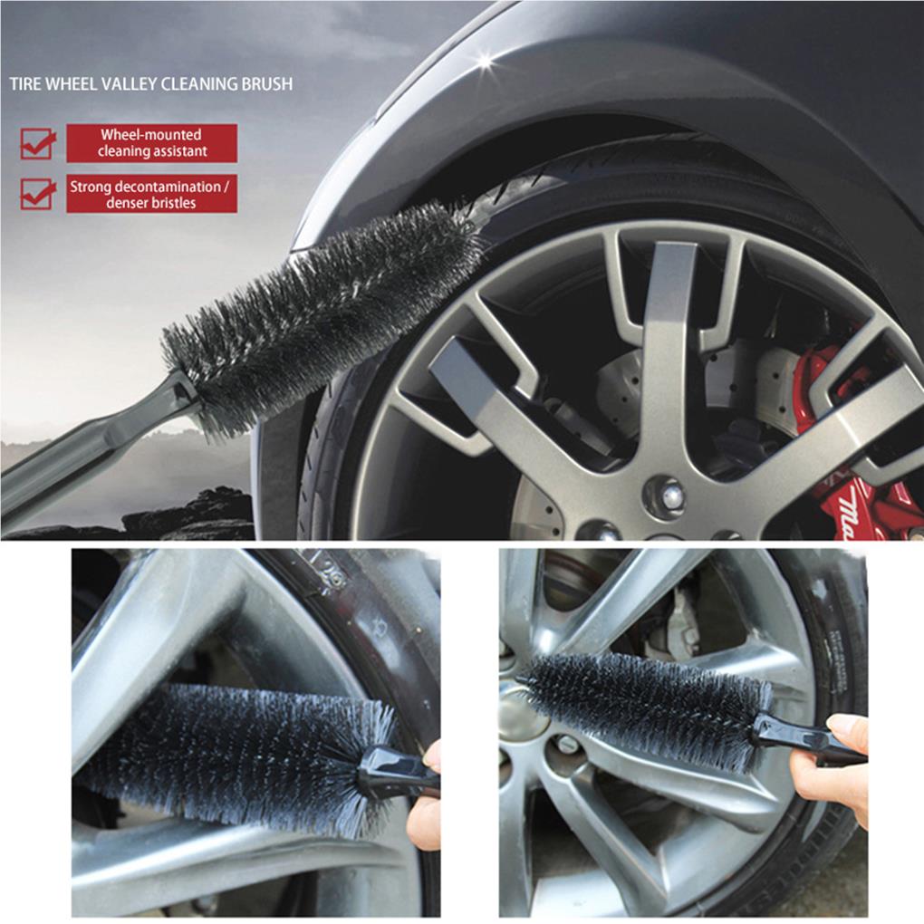 Car Tire Cleaning Brush Rim Brushes Interior Tools Wheel Grooming Tool