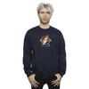 DC Comics Mens The Flash Lightning Logo Sweatshirt