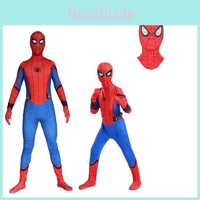 Vysoko kvalitný odolný kostým Homecoming Spiderman, kombinéza pre deti a dospelých