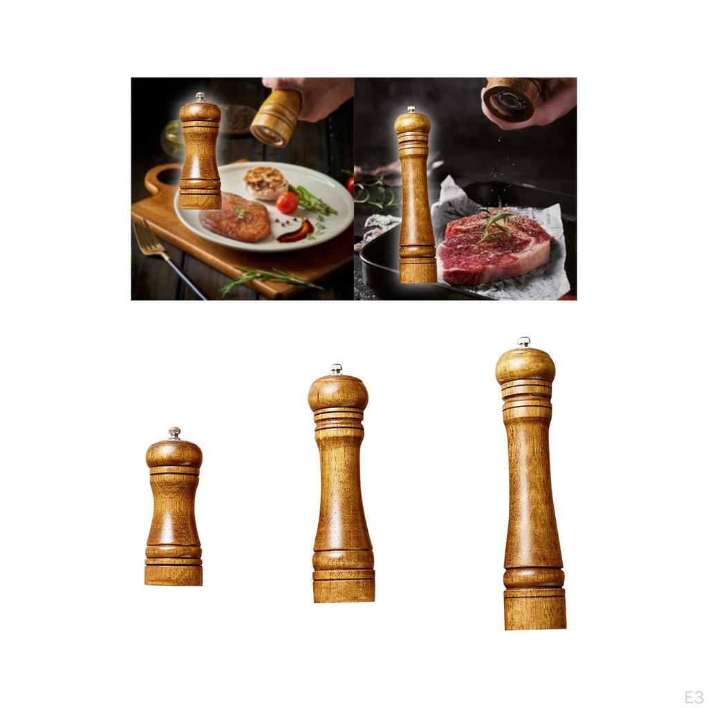 Salt and Pepper Grinder Manual Mills Adjustable Coarseness Kitchen Tools Seasoning Grinding