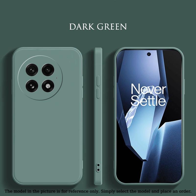 Originale Flüssigsilikon-Handyhülle für OnePlus 13 12 Ace5 Pro 13R 1+13 Stoßfeste Schutzhülle mit Futter aus Flanell Weiche Schale