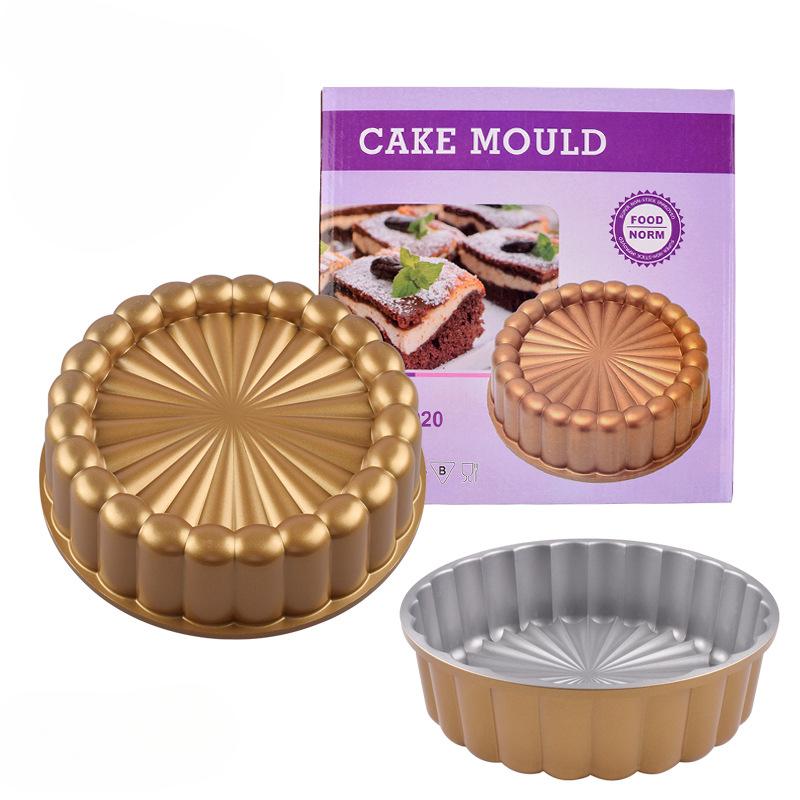 Charlotte dessert Cake Mold Aluminium Kitchen Accessories Decoration Round Christmas Valentine’s Wedding Family 3D Cake Pan