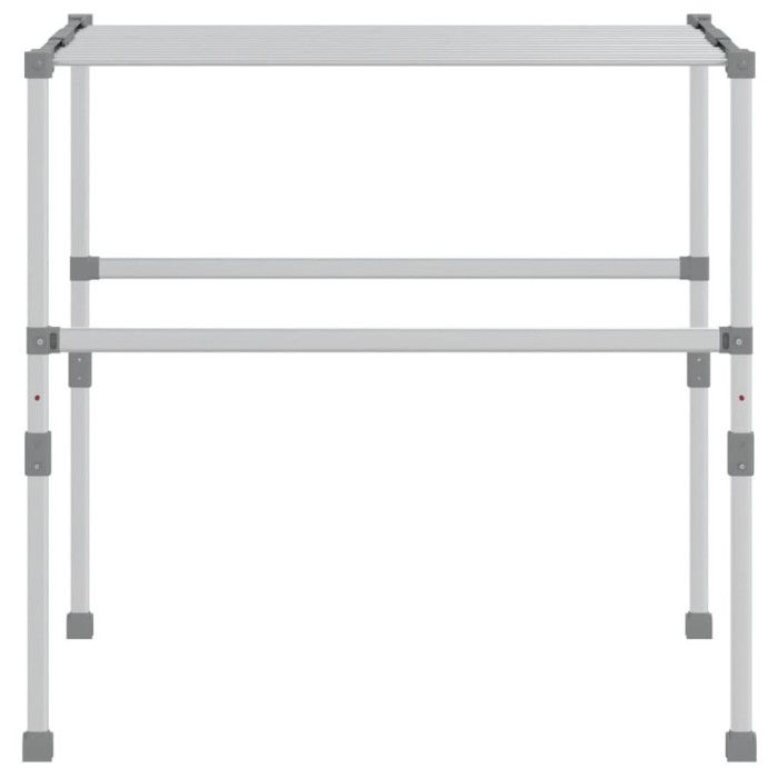 Clothes Dryer 83x(50 55)x(40 85) Cm Aluminium