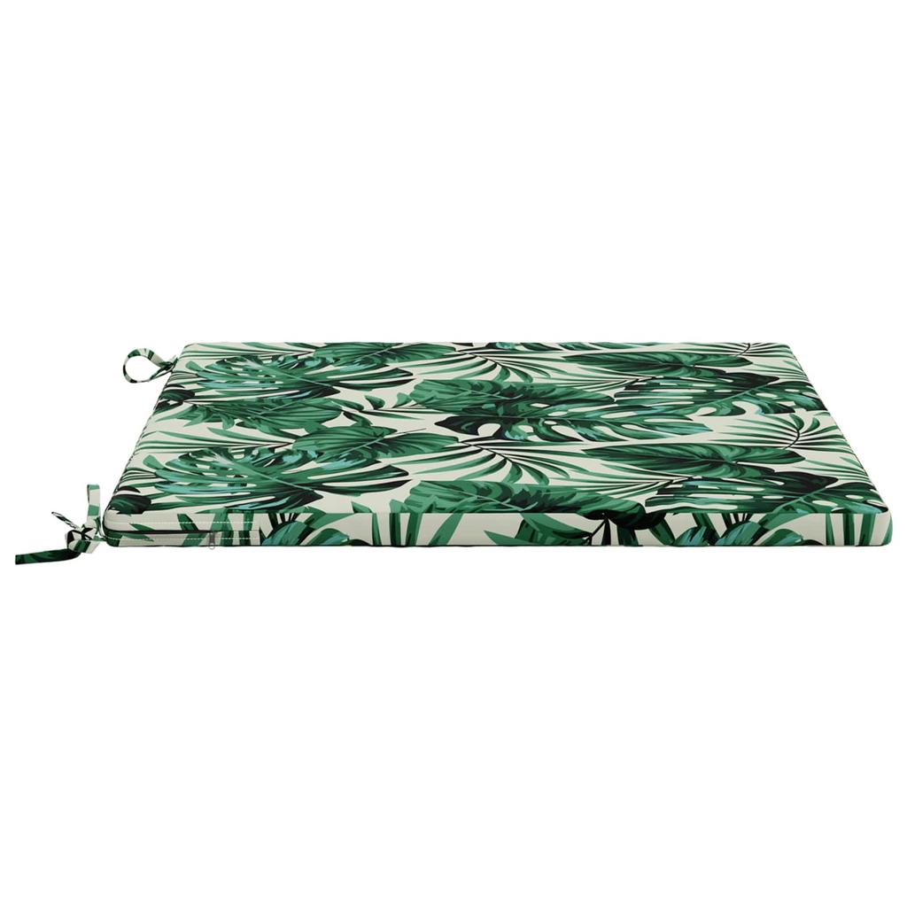 4 piece seat cushions SOEST 4 pcs. 100percent  polyester leaf pattern