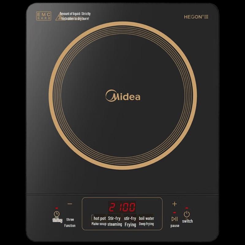 Midea 2100W Smart Touch Induction Cooker CN plug (adapter included)