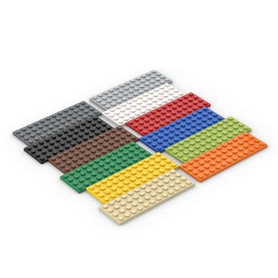 10ks DIY Stavební bloky Tenké Figurky Cihličky 4x12 Bodů Vzdělávací Kreativní Kompatibilní s Značkovými Plastovými Hračkami pro Děti 3029