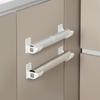 2/4Pcs Wall Mounted Plastic Trash Bag Holder Rack Self-Adhesive Storage Shelf Holder For Kitchen Bathroom Organizer