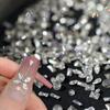 12 Gitter Gemischte Mini Zirkon Nagel Diamanten Pferdeaugen Diamanten Weiß Champagner Nagel Strass Glänzend Bunte Nagel Juwelen Nagel Charms