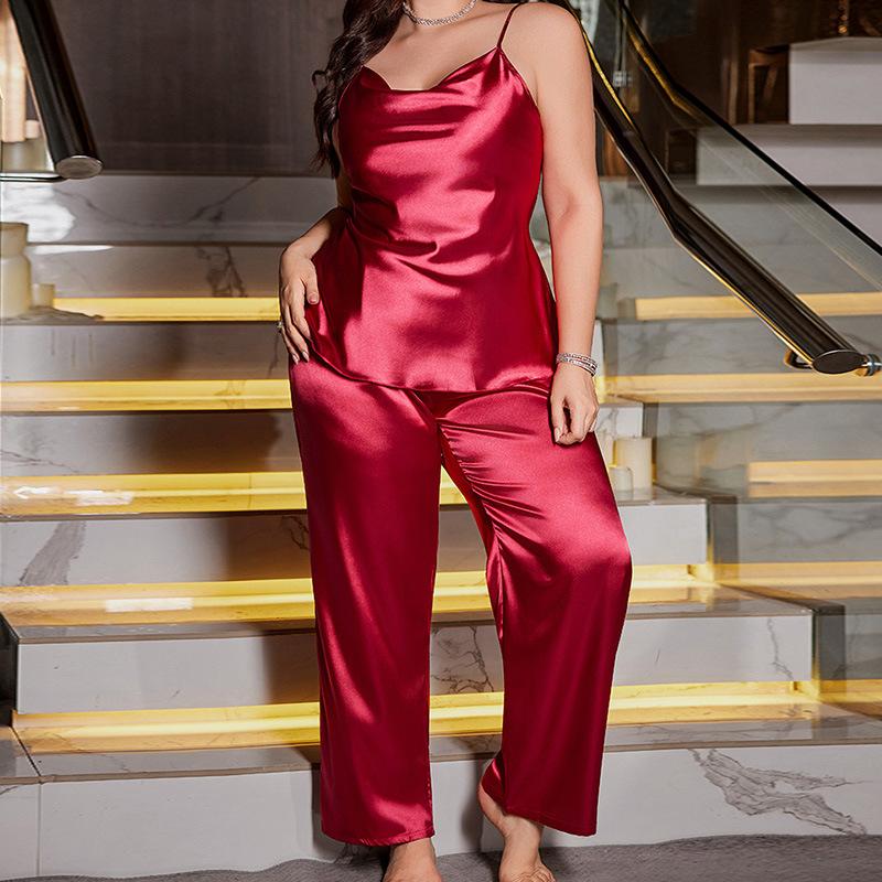 New Pajama Sets for Women: Solid-color Sexy Halter Pants, Casual and Comfortable Bathrobes, and Home Wear