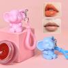 Elephant Shaped Silicone Lip Brush Keychain Pendant  Makeup Brush Cute Lip Mud Halo Dye Brush Concealer Brush