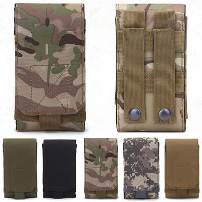 Sac de Camouflage en plein air, support de téléphone tactique de l'armée, étui de ceinture de Sport, étanche en Nylon EDC Sport chasse, sacs de Camouflage dans le sac à dos