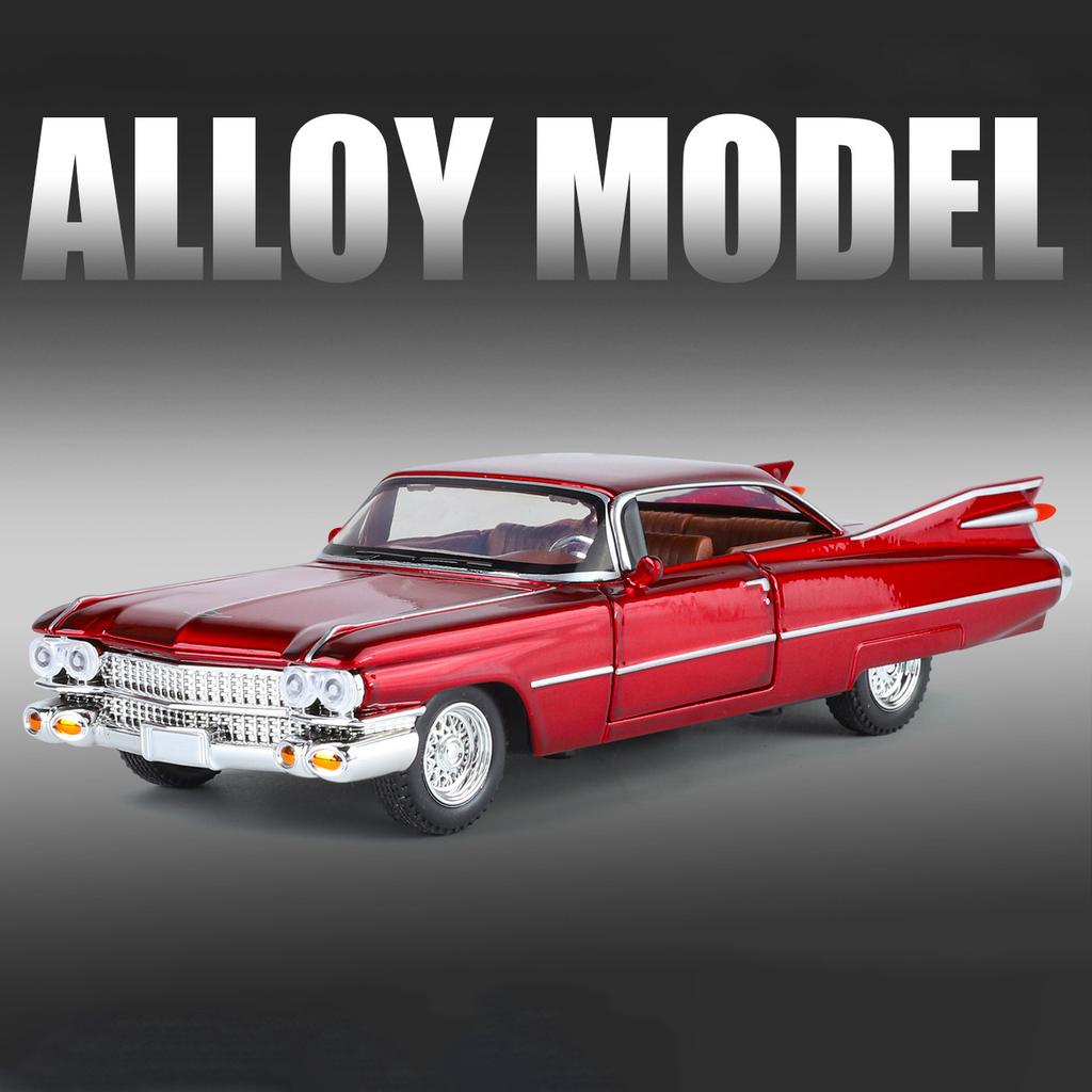 1/32 Cadillac Eldorado Biarritz Alloy Model Car Toy Diecasts Metal Casting Sound and Light Car Toys for Children Vehicle