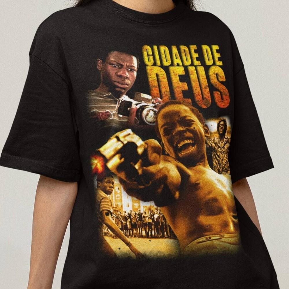 

CITY OF GOD Retro Tshirt Cidade de Deus Alexandre Rodrigues Alice Braga Vinta Unisex T-Shirt S