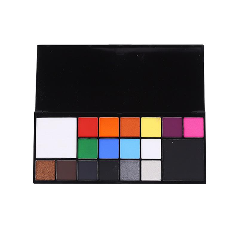 Rainbow Body Paint Palette - Water-Soluble Face & Stage Makeup