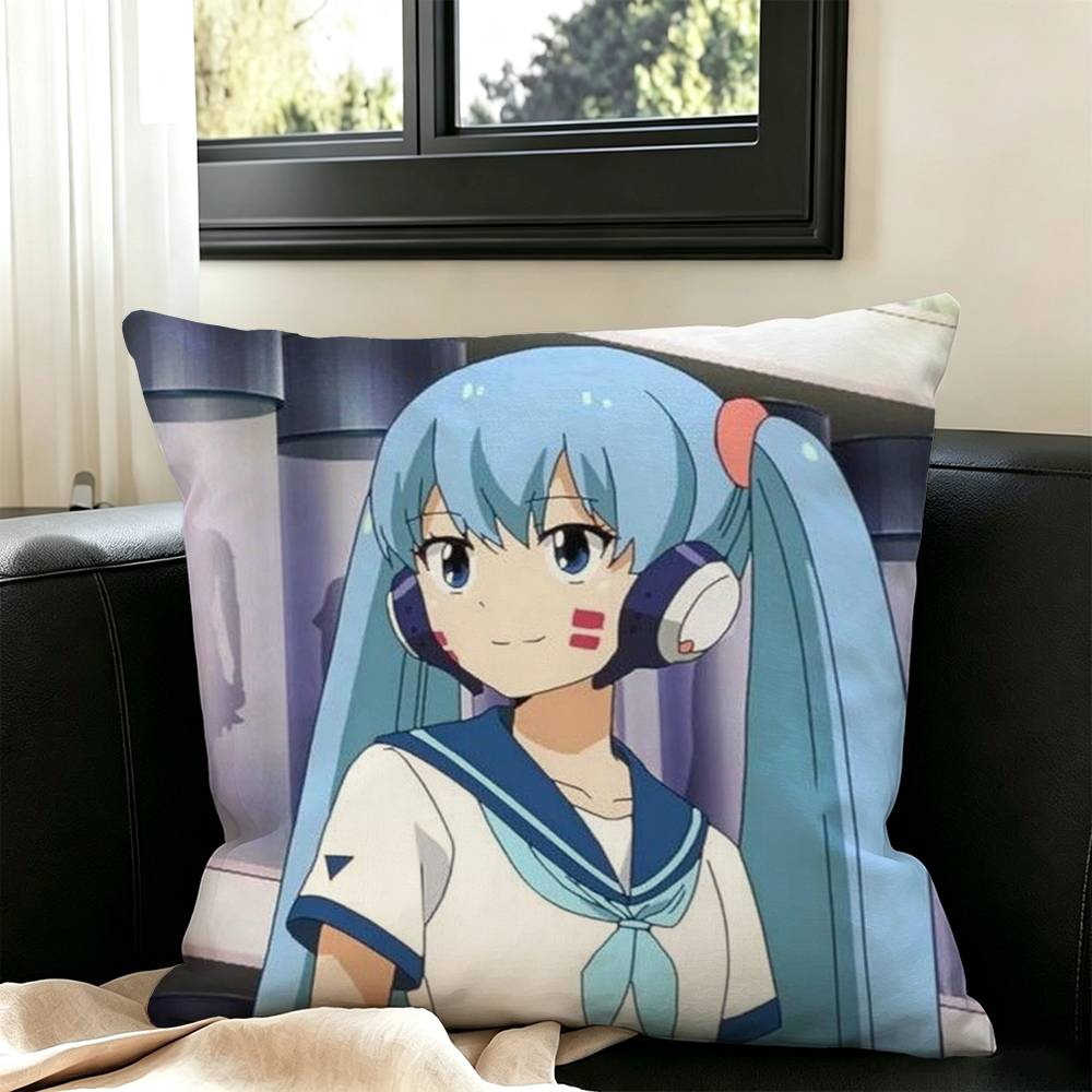 EDENS ZERO anime Pillow Case Square Double-Sided Sofa Cushion Cover Bedroom Bedside Pillow