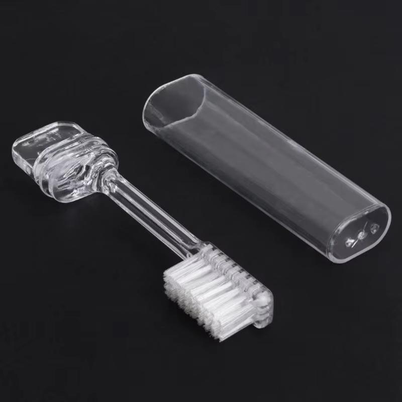 Hygiene Oral Portable Disposable Foldable Travel Camping Toothbrush Hiking Tooth Brush Tooth Cleaning Tools Folding Toothbrush