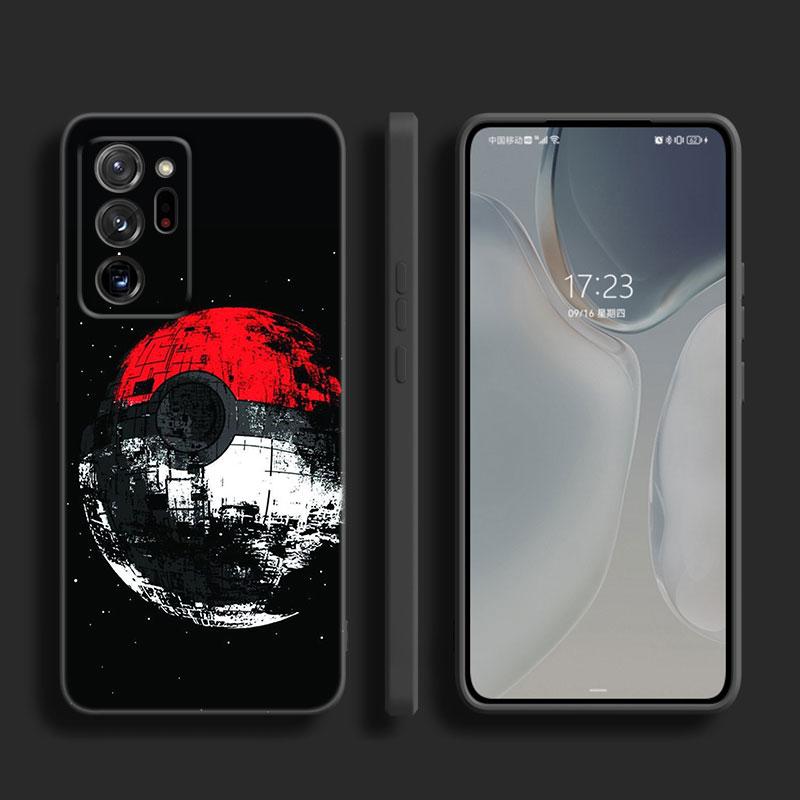 Cute P-Pikachu Phone Case For Samsung Note 10 Lite 20 Ultra M04 M13 M32 4G M14 M15 M34 M52 M53 M54 M55 5G M11 M12 M21 M31 M51